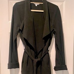 This Cabi lightweight jacket is a Heather gray color that goes with everything!